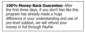 100% Money Back Guarantee